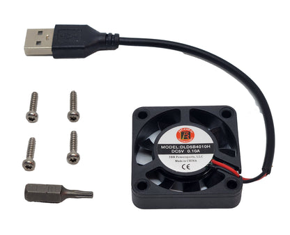 Fan Kit, Sun Shield 40x40x10mm