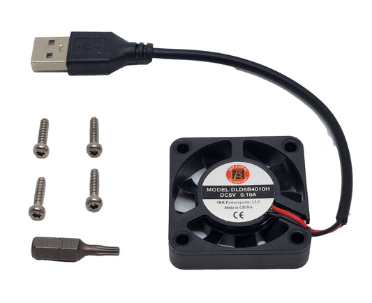 Fan Kit, Sun Shield 40x40x10mm