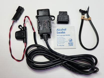 TAPP-IN All-weather USB power port for Indian Motorcycles with 2-Pin Conn
