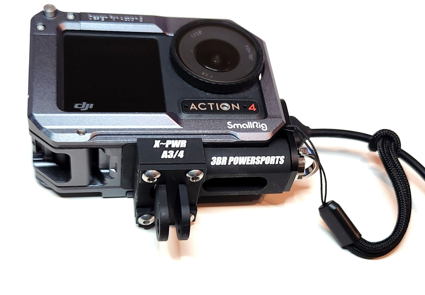 X~PWR A3/4 External Power Kit for DJI Action 3/4/5 PRO camera with SmallRig Mount Frame