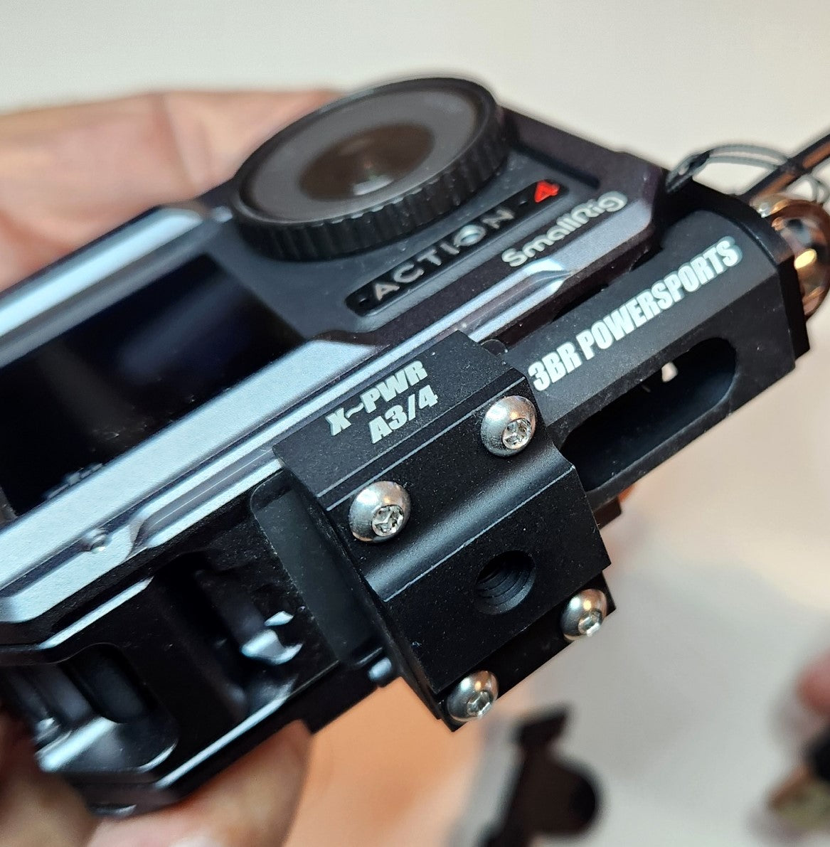 X~PWR A3/4 External Power Kit for DJI Action 3/4/5 PRO camera with SmallRig Mount Frame