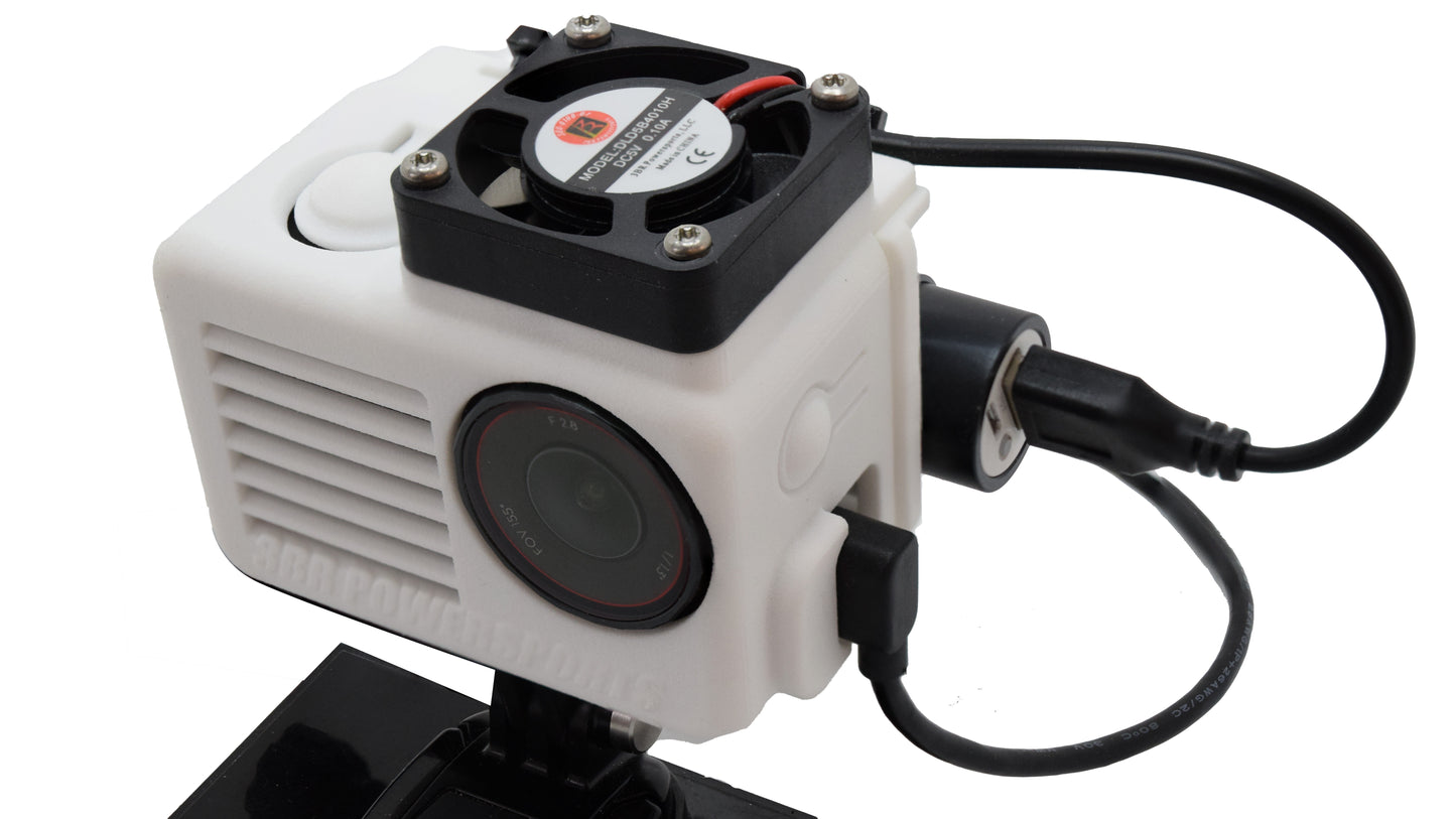 X~PWR SS A3/4 External Power kit with Sun Shield for DJI Action 3/4/5 Cameras