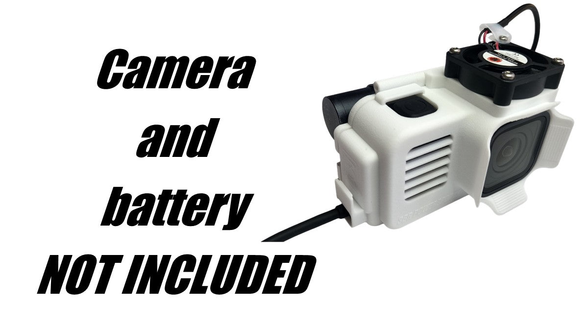 X~PWR SS M1 External Power kit with Sun Shield fits GoPro MISSION 1 & MISSION 1 PRO