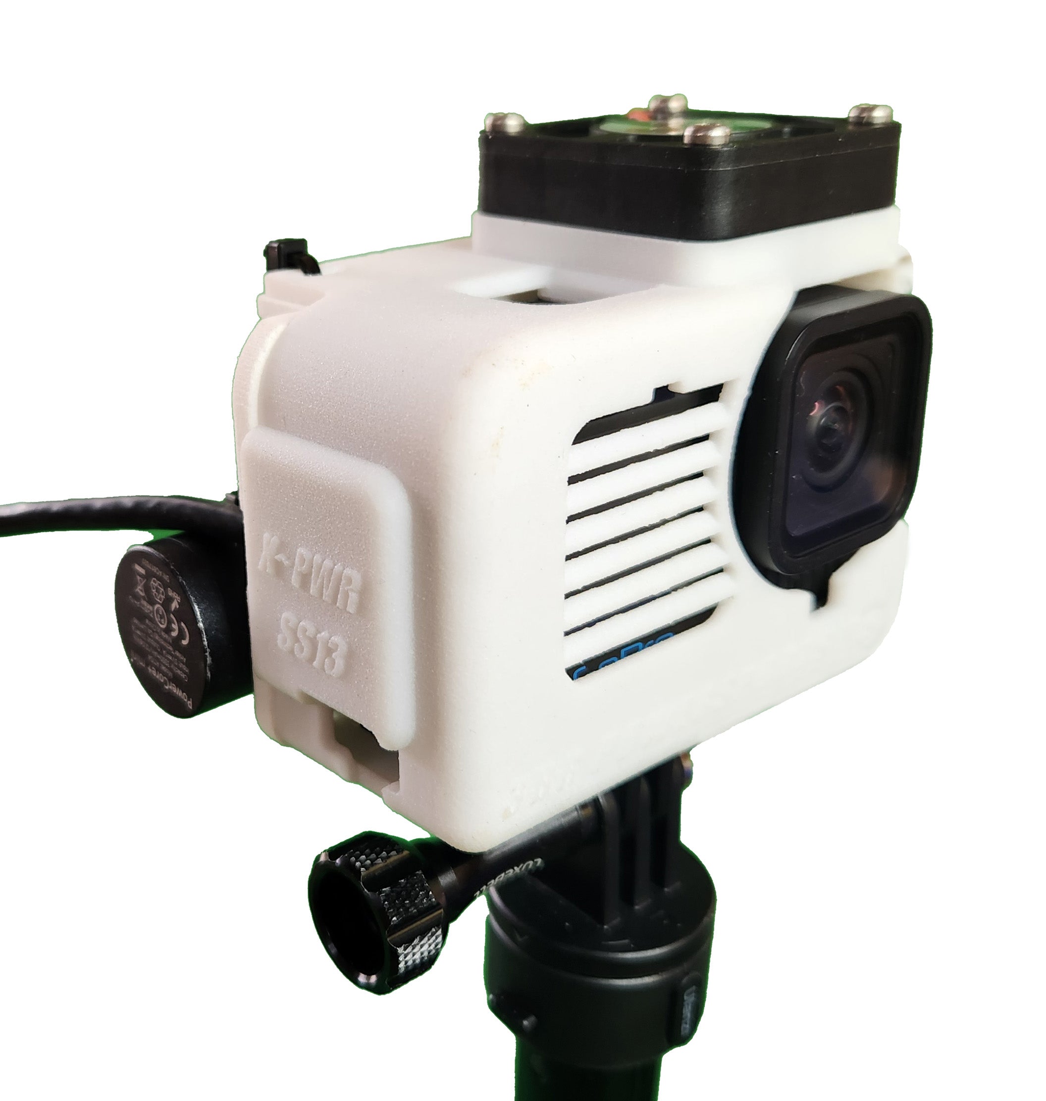 X~PWR SS13 External Power kit with Sun Shield fits GoPro HERO9/10 X~PWR SS13 External Power kit with Sun Shield fits GoPro HERO9/10